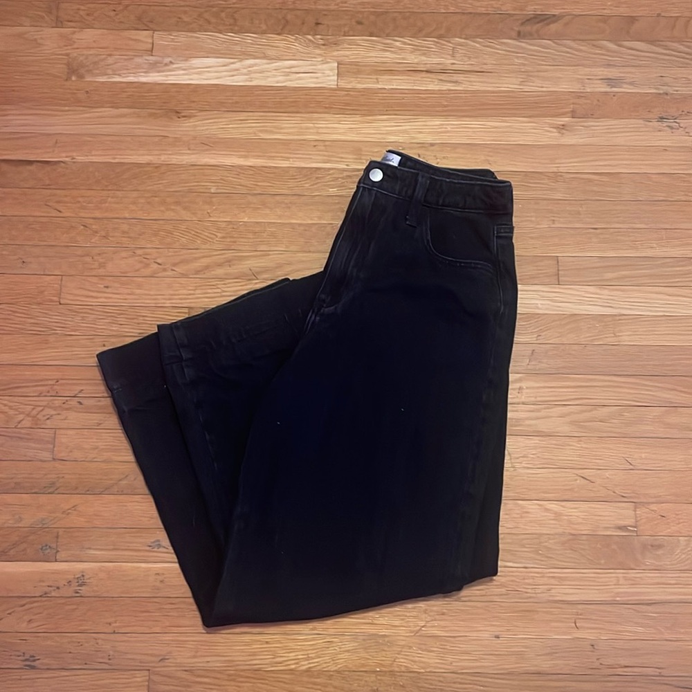 black jean pants